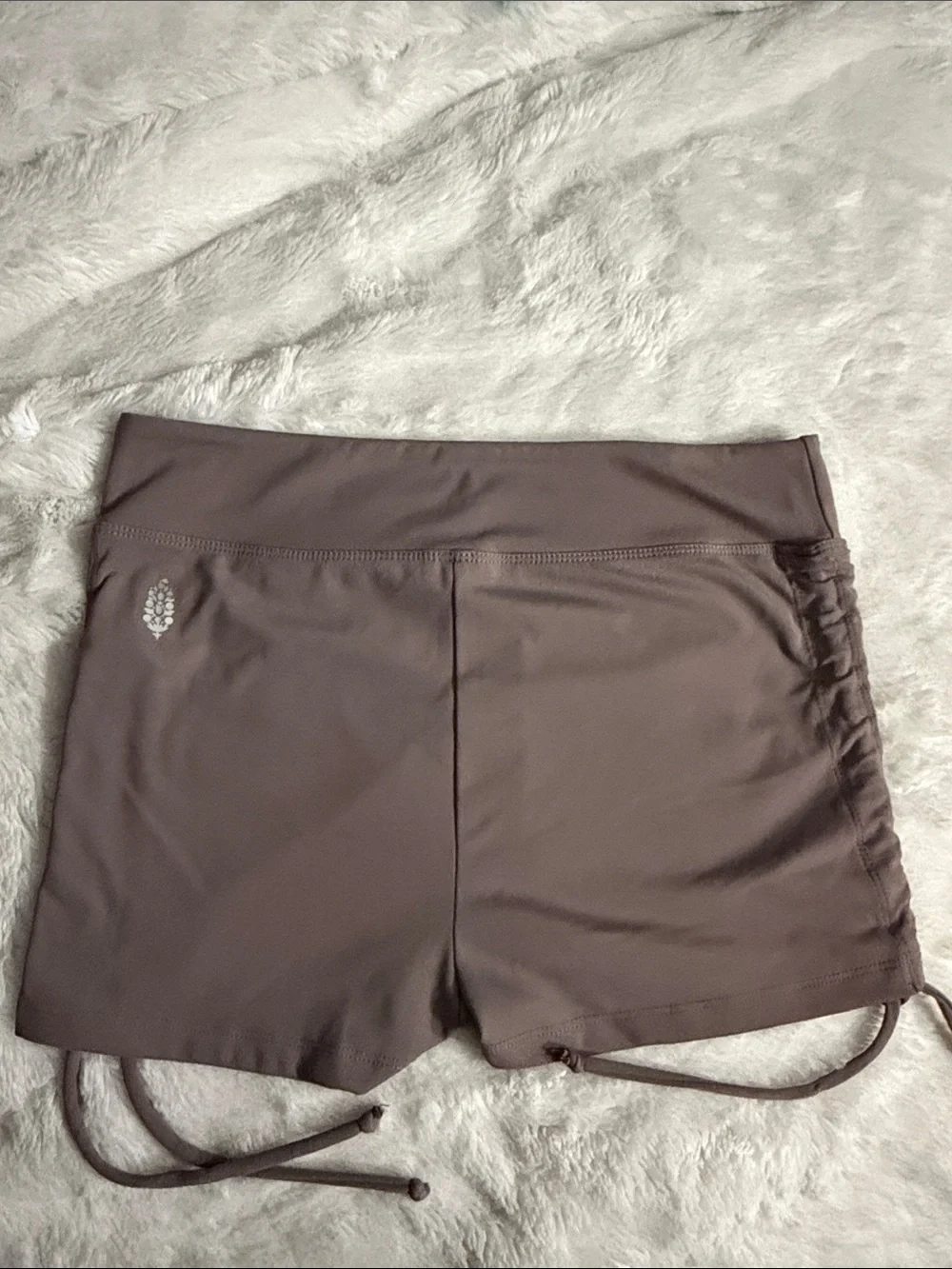 Free people movements Women’s Brown Active Drawstring Shorts like new never worn